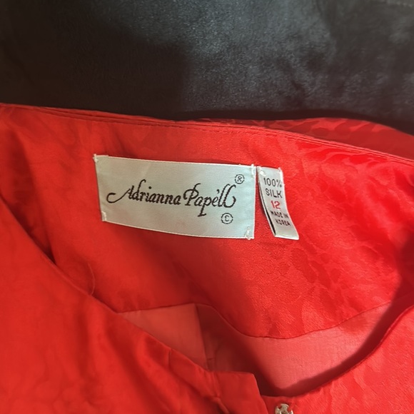 Silk Adrianna Papell blazer Size 12 - Picture 3 of 3